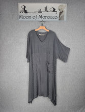 Load image into Gallery viewer, V-Neck Dress with One Pocket